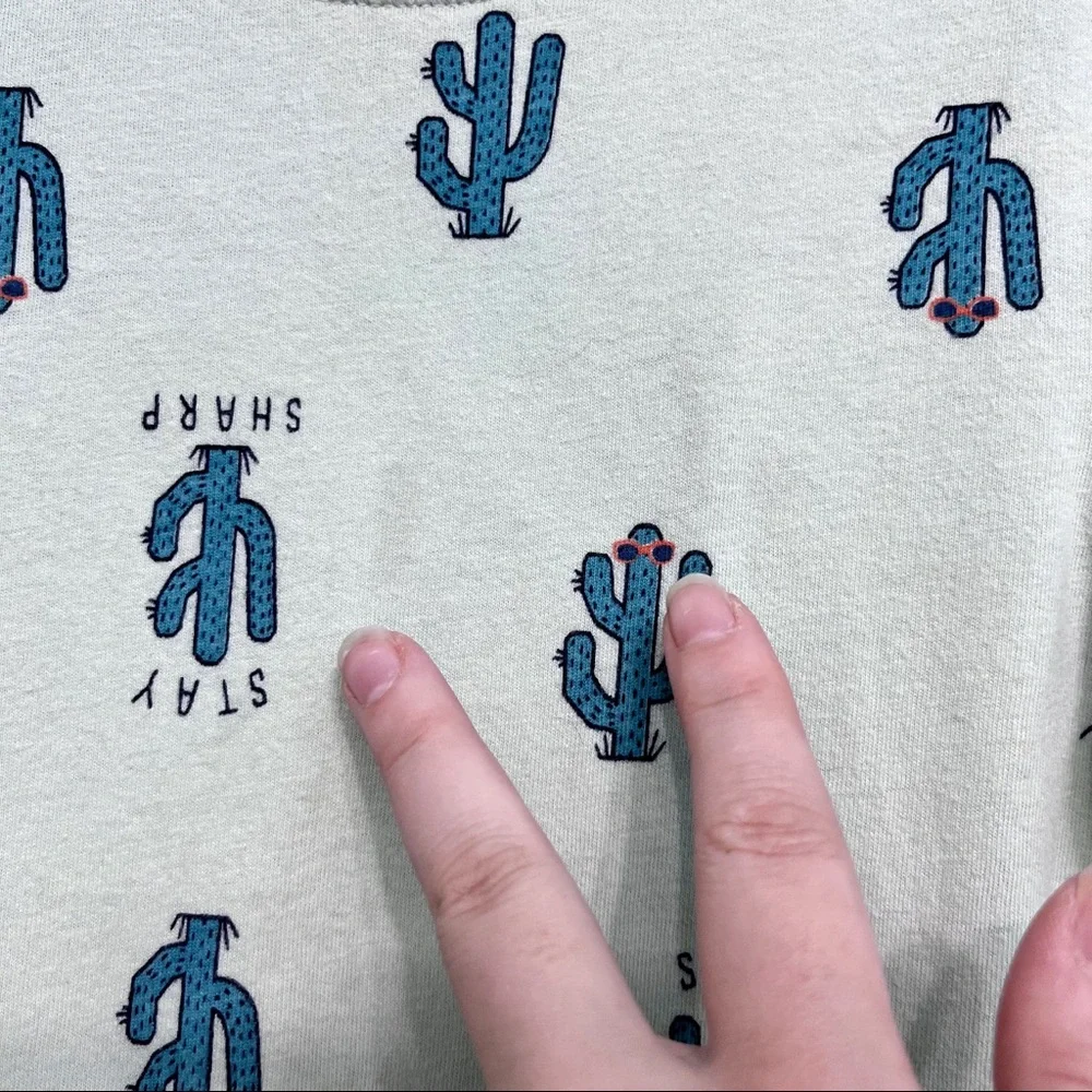 old navy | stay sharp cactus southwestern print tee mint green 5t